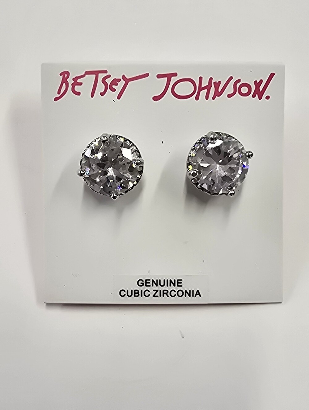 Betsey Johnson CZ Earrings